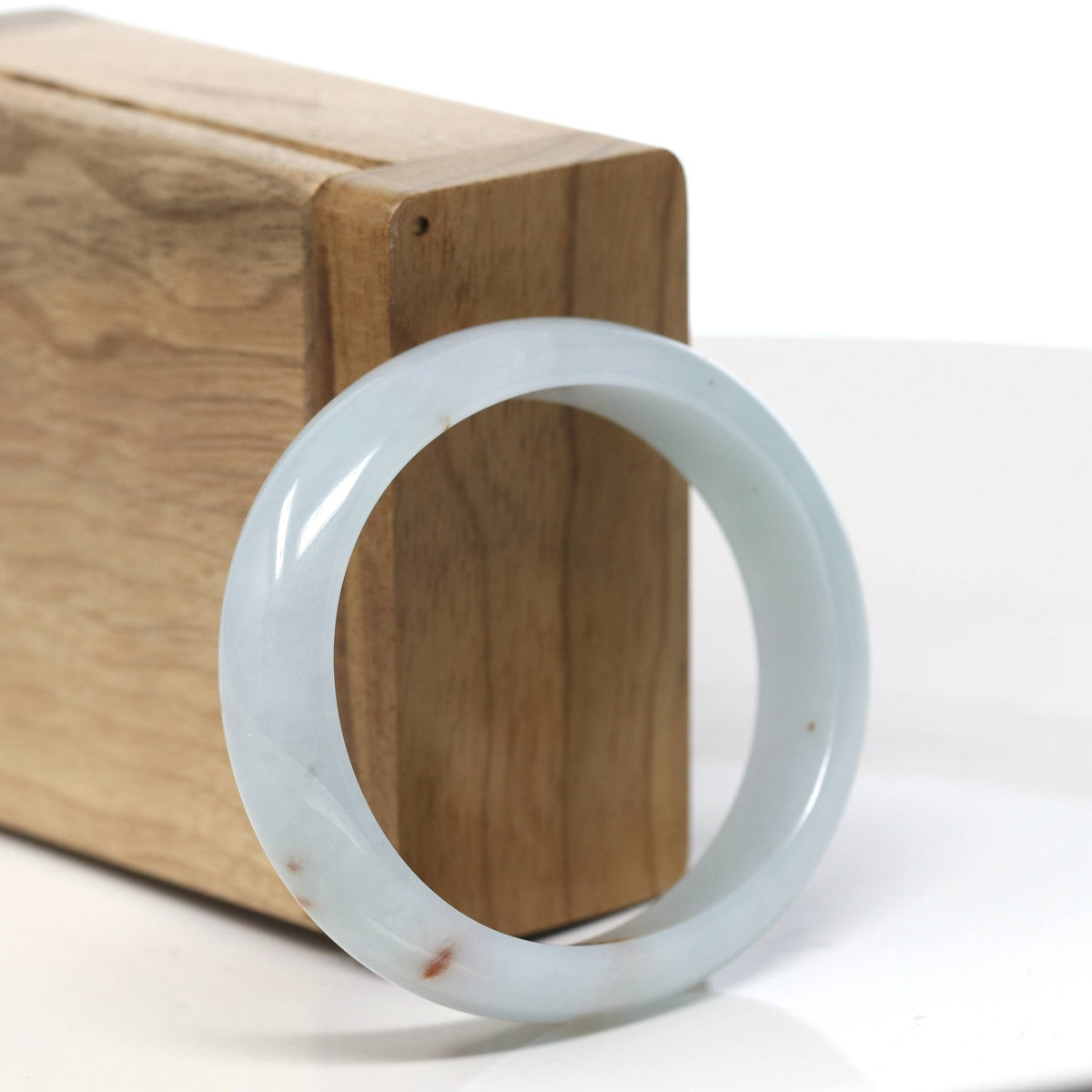 Natural Jadeite Jade Bangle Bracelet (53 mm) #T835
