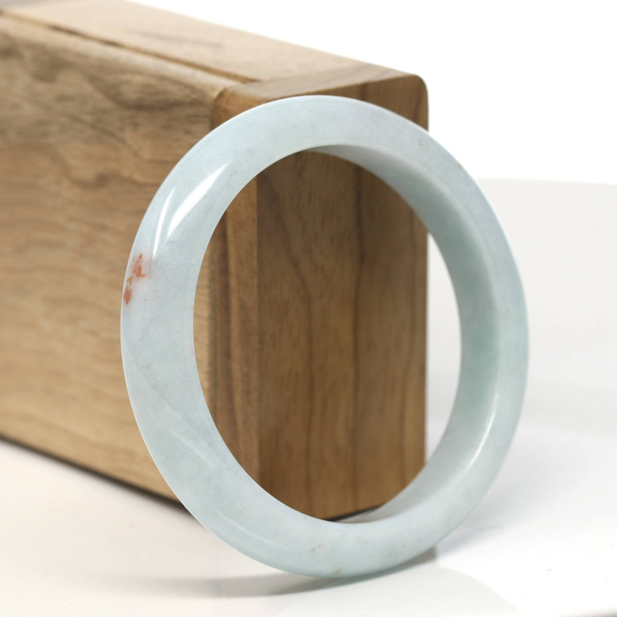 Natural Jadeite Jade Bangle Bracelet (55.6 mm) #T830