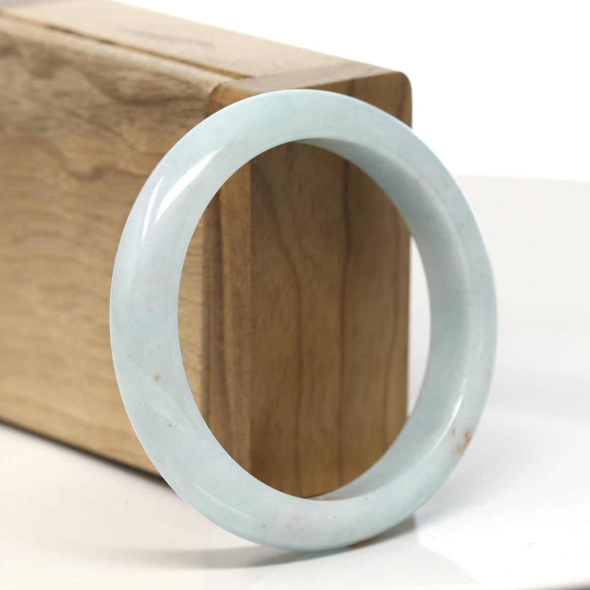 Natural Jadeite Jade Bangle Bracelet (55.6 mm) #T830